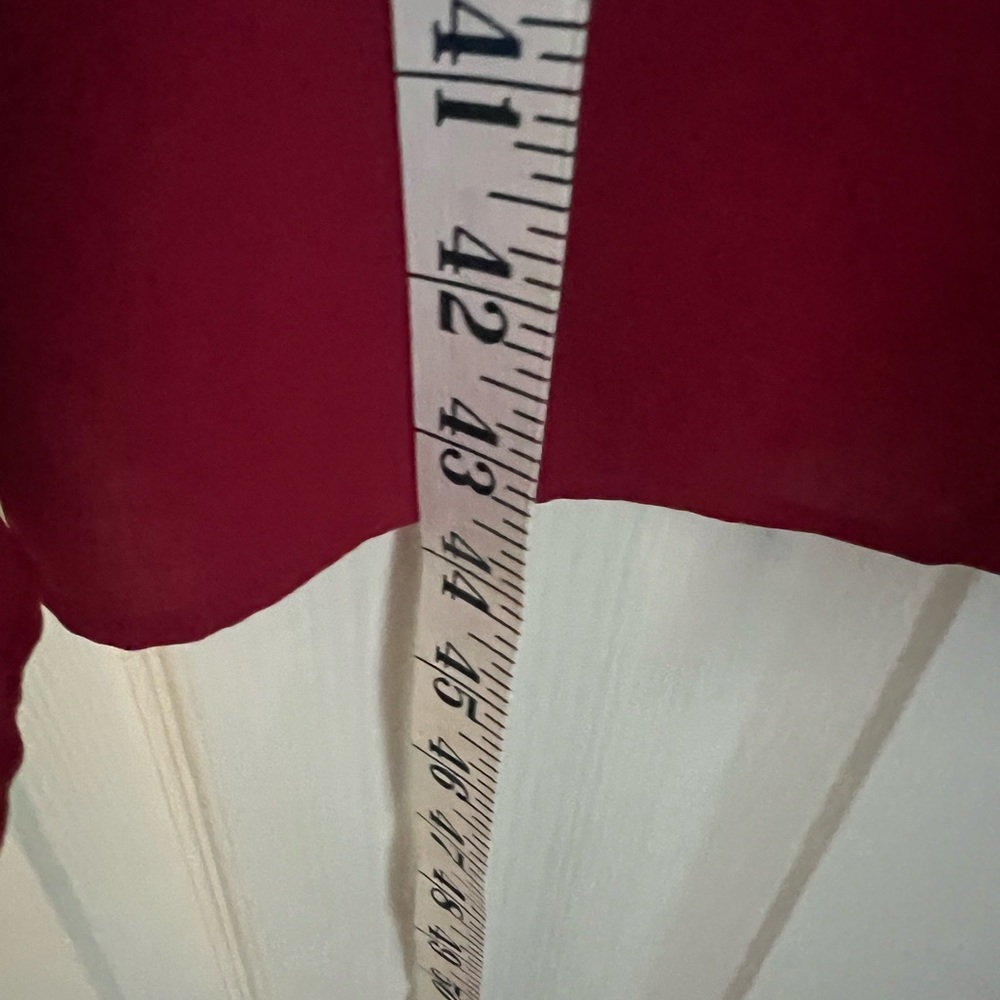 Shein Curve Red A-Line Flutter Sleeve V-Neck Dress 2XL - Picture 6 of 8